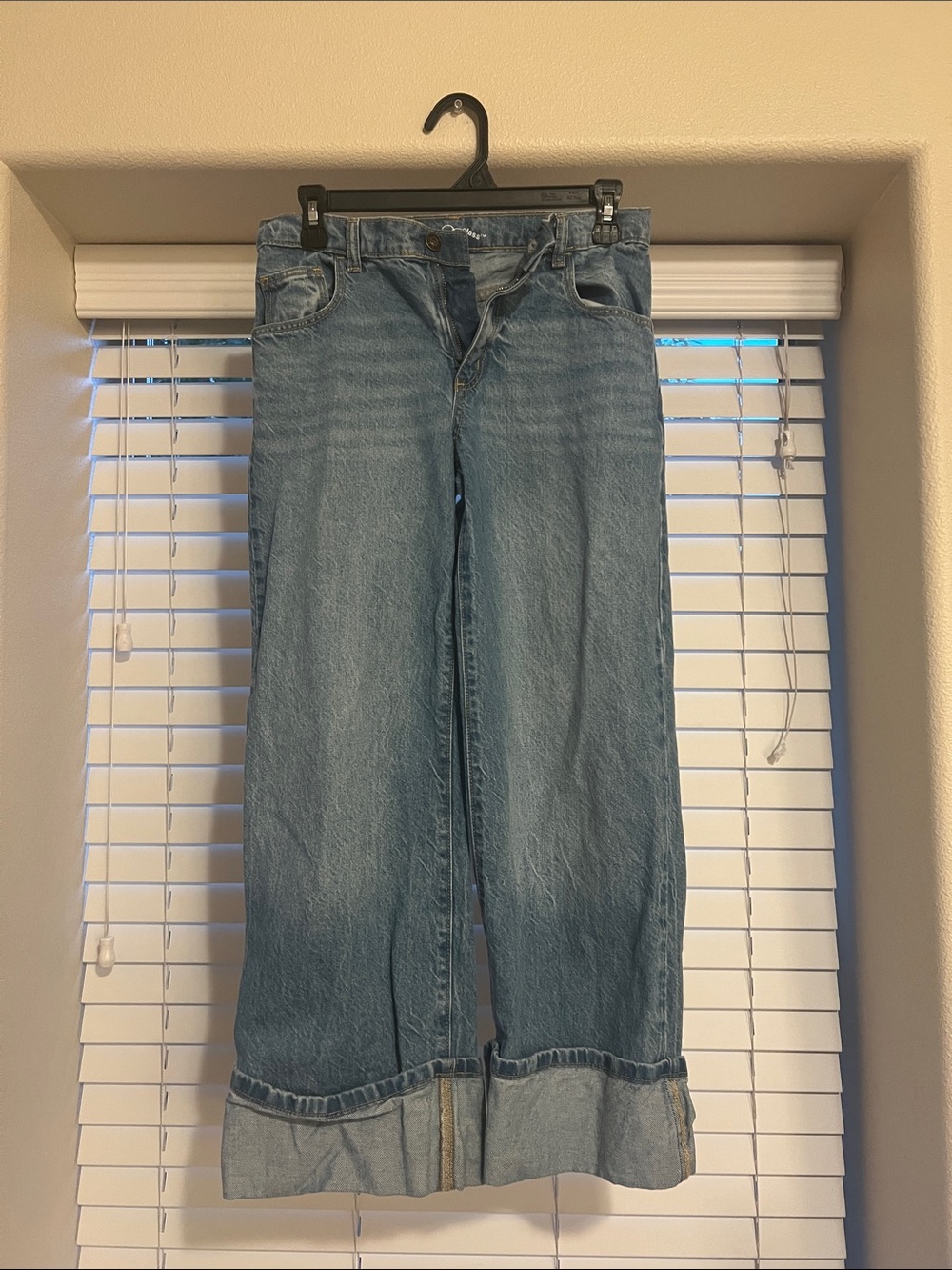 art class Light Blue Wide-Leg Cuffed Jeans